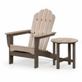 Zestaw mebli ogrodowych krzesło i stolik z polietylenu