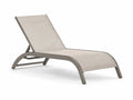 Leżak aluminiowy beżowy 210 cm